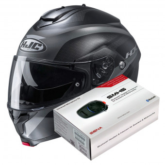 Klapp HJC C91 Taly MC5SF + Kit Bluetooth SMH5 Solo