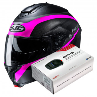 Klapp HJC C91 Taly MC8SF + Kit Bluetooth SMH5 Solo