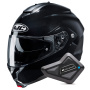 Casque Klapp HJC C91N Black + Kit Bluetooth BT Mini