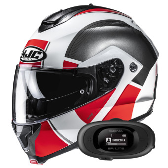 Casque Klapp HJC C91N Jyn MC1 + Kit bluetooth 5R Lite Solo Casque Klapp HJC C91N Jyn MC1 + Kit bluetooth 5R Lite Solo