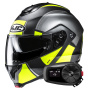 Casque Klapp HJC C91N Jyn MC3HSF + Kit Bluetooth 5S Solo