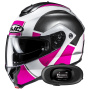 Casque Klapp HJC C91N Jyn MC8 + Kit bluetooth 5R Lite Solo
