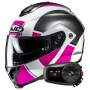 Casque Klapp HJC C91N Jyn MC8 + Kit Bluetooth 5S Solo