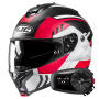Casque Klapp HJC C91N Kaon MC1SF + Kit Bluetooth 5S Solo
