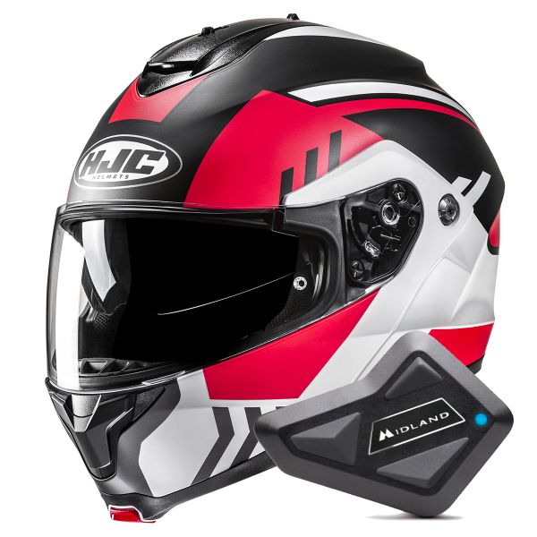 Klapp HJC C91N Kaon MC1SF + Kit Bluetooth BT Mini Klapp HJC C91N Kaon MC1SF + Kit Bluetooth BT Mini