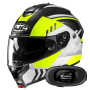 Casque Klapp HJC C91N Kaon MC3H + Kit bluetooth 5R Lite Solo