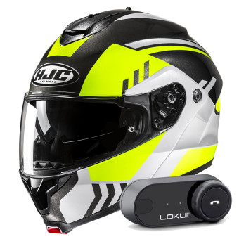Klapp HJC C91N Kaon MC3H + Kit Bluetooth Lokui K30