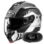 Casque Klapp HJC C91N Kaon MC5 + Kit bluetooth 5R Lite Solo