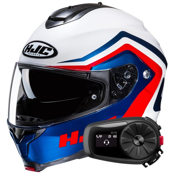 Klapp HJC C91N Nepos MC21 + Kit Bluetooth 5S Solo Klapp HJC C91N Nepos MC21 + Kit Bluetooth 5S Solo