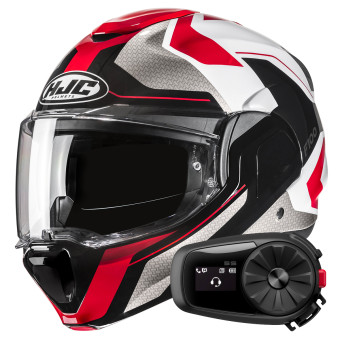 Klapp HJC F100 Bios MC1 + Kit Bluetooth 5S Solo