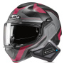 Casque Klapp HJC F100 Bios MC8SF + Kit Bluetooth BT Mini