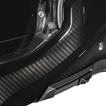 HJC F100 Carbon Black + Kit Bluetooth BT Mini