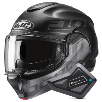 Klapp HJC F100 Hetal MC5SF + Kit Bluetooth BT Mini