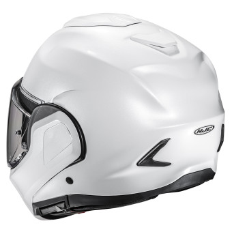 HJC F100 Pearl White + Kit bluetooth 5R Lite