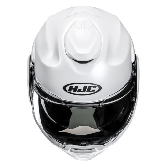 HJC F100 Pearl White + Kit bluetooth 5R Lite