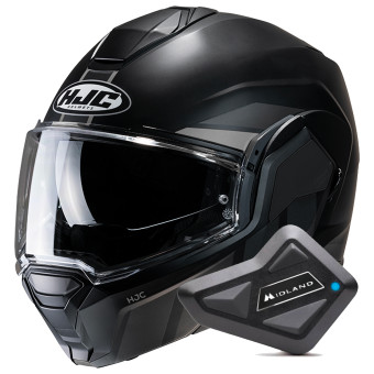 Klapp HJC i100 Beis MC5SF + Kit Bluetooth BT Mini