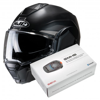 Klapp HJC i100 Beis MC5SF + Kit Bluetooth SMH5 Solo