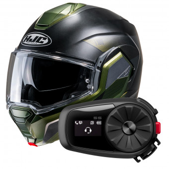 Klapp HJC i100 Beston MC4SF + Kit Bluetooth 5S Solo