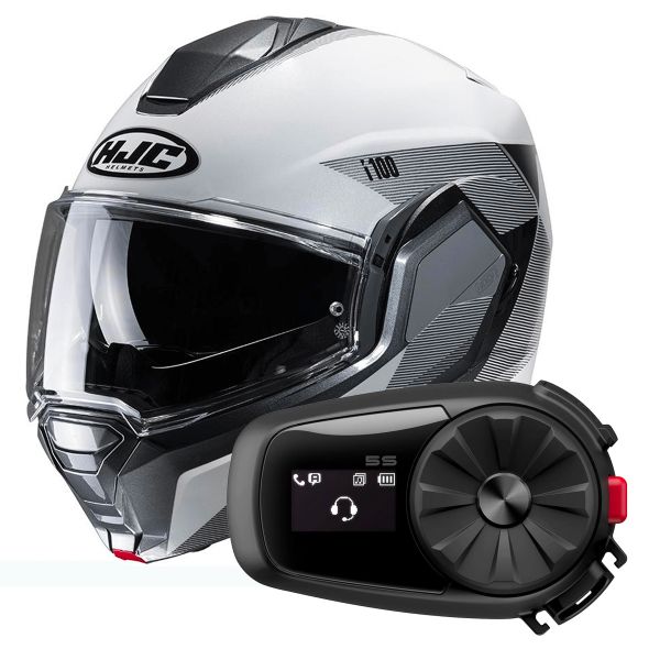 Klapp HJC i100 Beston MC5 + Kit Bluetooth 5S Solo