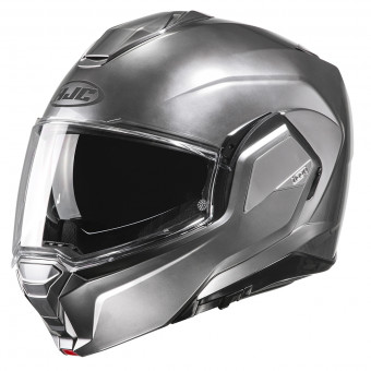HJC i100 Hyper Silver + Kit Bluetooth Lokui K30