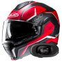 Casque Klapp HJC i100 Lorix MC1SF + Kit bluetooth 5R Lite Solo