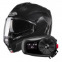 Casque Klapp HJC i100 Metal Black + Kit Bluetooth 5S Solo