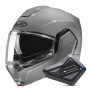 Casque Klapp HJC i100 N. Grey + Kit Bluetooth BT Mini