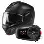 Casque Klapp HJC i100 Semi Flat Black + Kit Bluetooth 5S Solo
