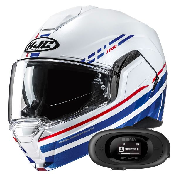 Klapp HJC i100 Sysma MC21 + Kit bluetooth 5R Lite Solo