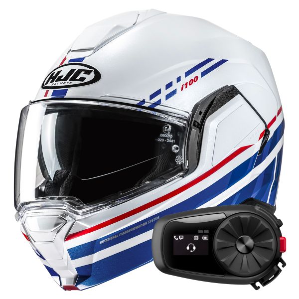 Klapp HJC i100 Sysma MC21 + Kit Bluetooth 5S Solo