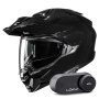 Casque Klapp HJC i80 Metal Black + Kit Bluetooth Lokui K30