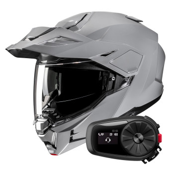 Klapp HJC i80 N.Grey + Kit Bluetooth 5S Solo
