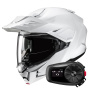Casque Klapp HJC i80 Pearl White + Kit Bluetooth 5S Solo
