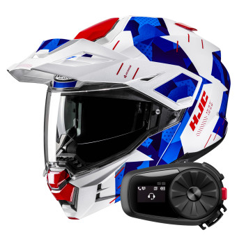 Klapp HJC i80 Roki MC21 + Kit Bluetooth 5S Solo