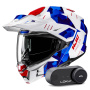 Casque Klapp HJC i80 Roki MC21 + Kit Bluetooth Lokui K30