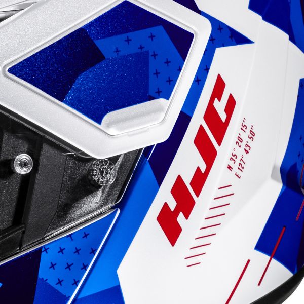 HJC i80 Roki MC21 + Kit Bluetooth BT Mini