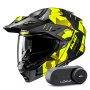 Casque Klapp HJC i80 Roki MC3HSF + Kit Bluetooth Lokui K30