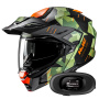 Casque Klapp HJC i80 Roki MC47SF + Kit bluetooth 5R Lite Solo