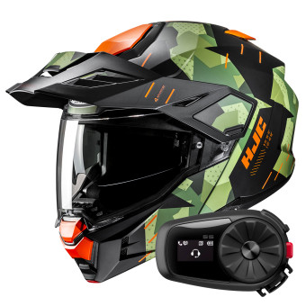 Klapp HJC i80 Roki MC47SF + Kit Bluetooth 5S Solo