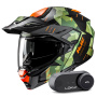 Casque Klapp HJC i80 Roki MC47SF + Kit Bluetooth Lokui K30