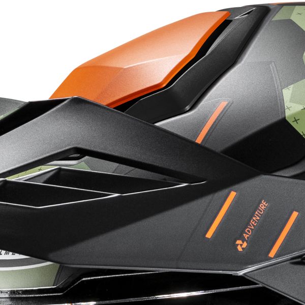 HJC i80 Roki MC47SF + Kit Bluetooth Lokui K30