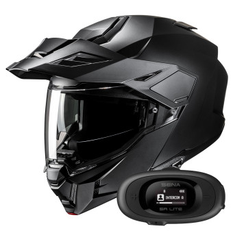 Klapp HJC i80 Semi Flat Black + Kit bluetooth 5R Lite Solo
