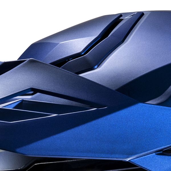 HJC i80 Semi Flat Metallic Blue + Kit Bluetooth BT Mini