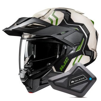 Klapp HJC i80 Velly MC4SF + Kit Bluetooth BT Mini
