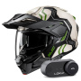 Casque Klapp HJC i80 Velly MC4SF + Kit Bluetooth Lokui K30