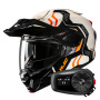 Casque Klapp HJC i80 Velly MC7 + Kit Bluetooth 5S Solo