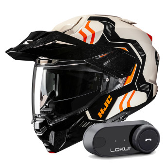 Klapp HJC i80 Velly MC7 + Kit Bluetooth Lokui K30