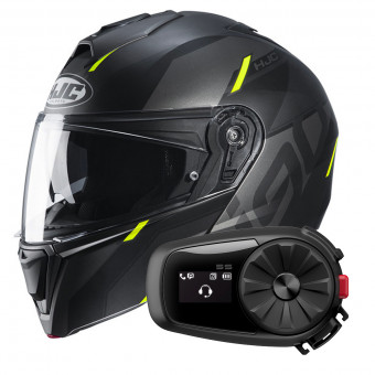 Klapp HJC I90 Aventa MC4HSF + Kit Bluetooth 5S Solo