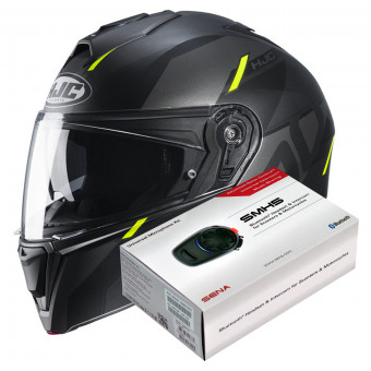 Klapp HJC I90 Aventa MC4HSF + Kit Bluetooth SMH5 Solo