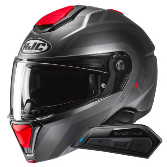 Klapp HJC i91 Arven MC1SF + Kit Bluetooth Smart 11B